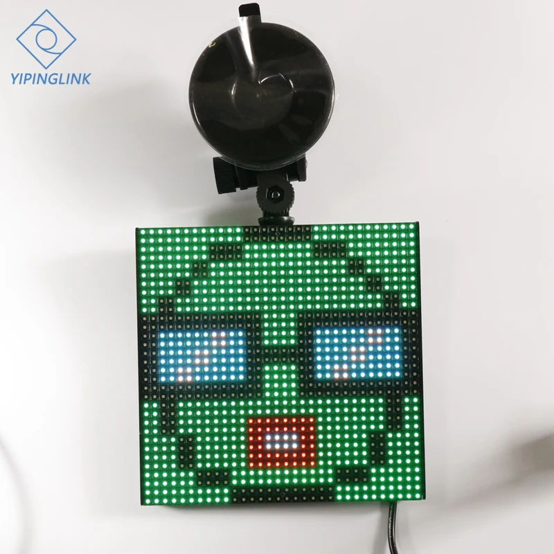 Первый светодиодный дисплей с Bluetooth управлением 12 В GIF анимация смайлики смайлик