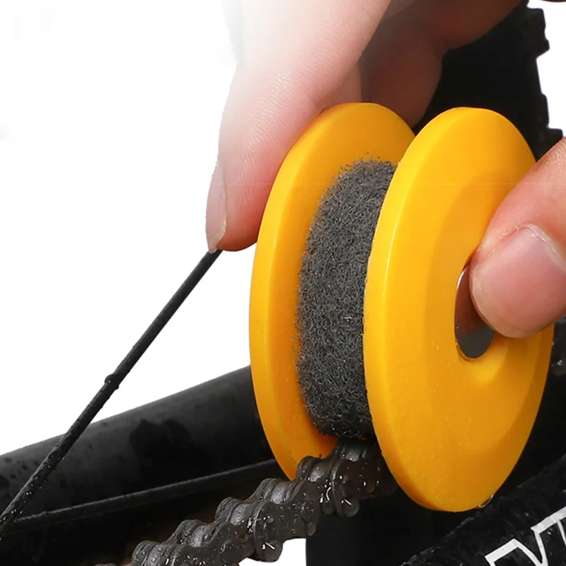 Смазка для цепи велосипеда портативный экологически чистый Шестеренчатый ролик