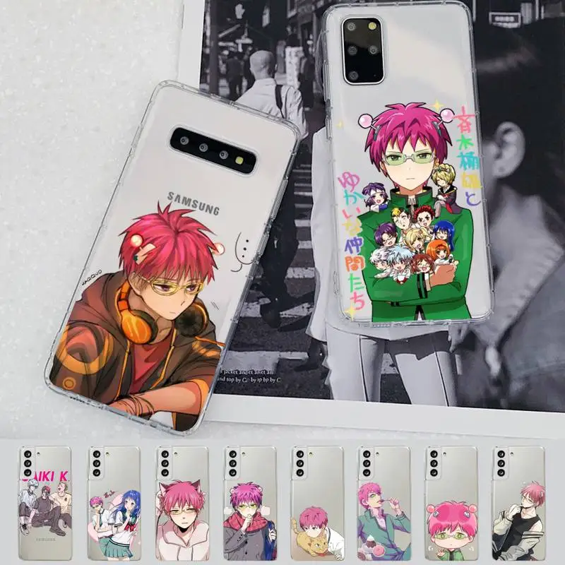 

Anime the disastrous life of saiki k Phone Case For Samsung A 10 20 30 50s 70 51 52 71 4g 12 31 21 31 S 20 21 plus Ultra