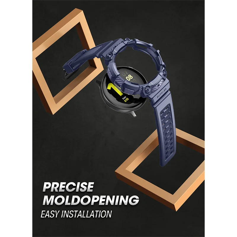 supcase for samsung galaxy watch 4 case 44mm ub pro rugged protective cover with strap watch bands for galaxy watch 4 free global shipping