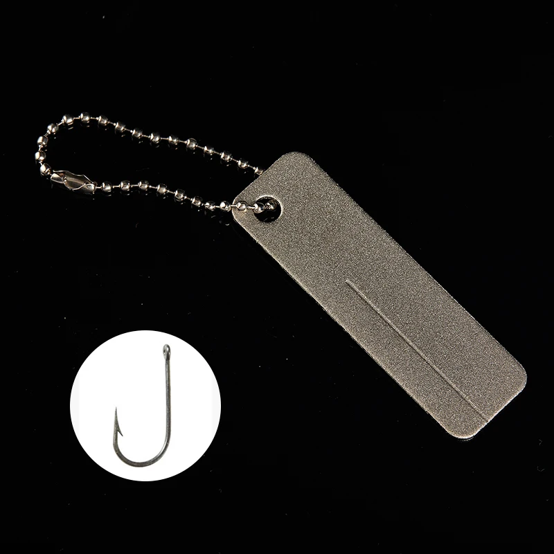 

Fishing Hook Sharpener Portable Diamond Sharpening Whetstone Outdoor Accessory