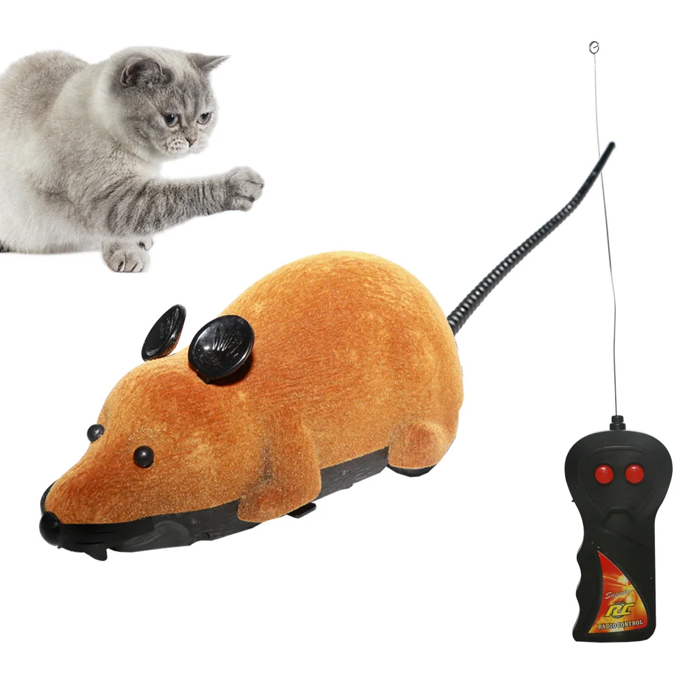Игрушки для кошек, интерактивные игрушки для мыши, беспроводные радиоуправляемые игрушки для мышки для котов, пульт дистанционного управления, ложная мышь, новинка, забавные игрушки для кошек