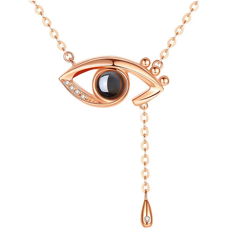 Ожерелье с подвеской проектором Я люблю тебя на 100 языках|Ожерелья подвеской| |