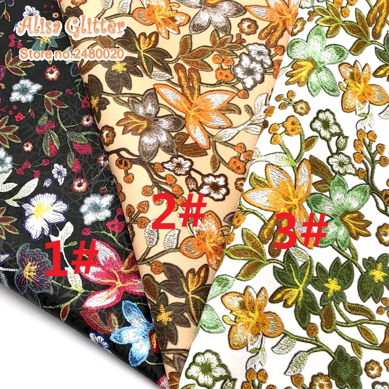 1 шт. А4 Размер 21х29см Алиса блестящая искусственная кожа напечатанные цветы