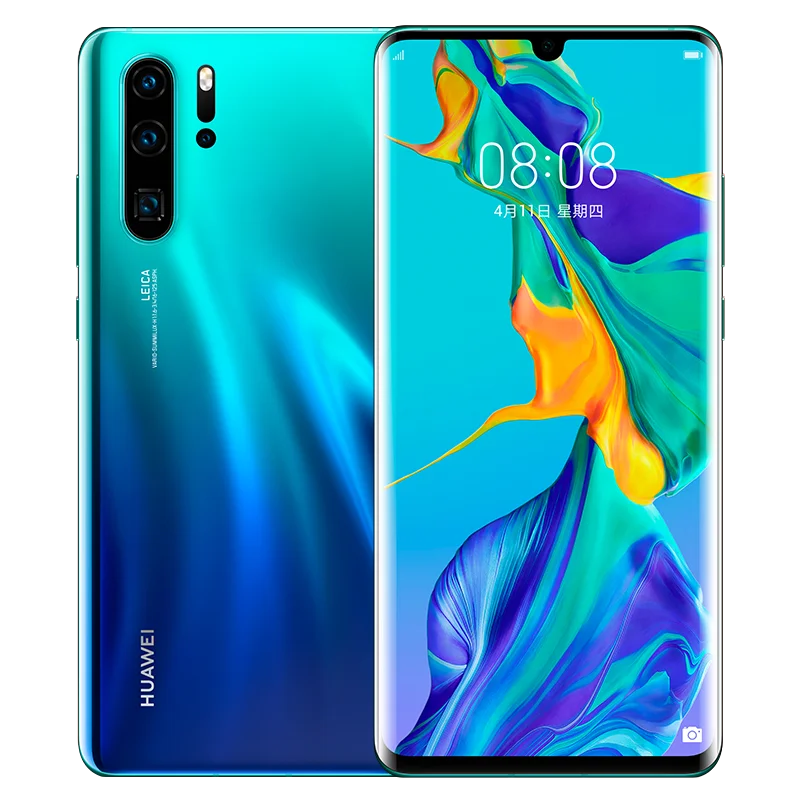 Мобильный телефон huawei P30 Pro, 8 ГБ, 128 ГБ, 6,47 дюймов, OLED экран, Kirin 980, четыре ядра, Android 9,0, NFC, 4200 мАч - Цвет: Aurora