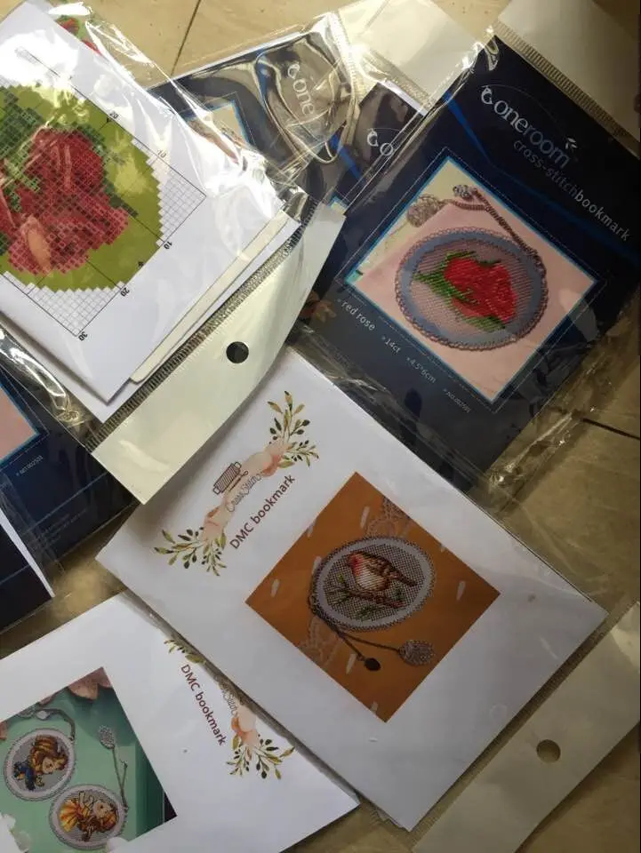 Новый Вышивка крестом стежка металлическая Закладка Серебряные золотые