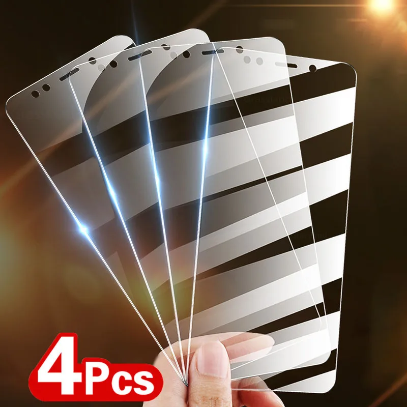 

4PCS Full Cover Protective Glass For iPhone 11 12 13 Pro Xs Max Screen Protector For iPhone X XR 8 7 6 6s Plus Tempered Glass