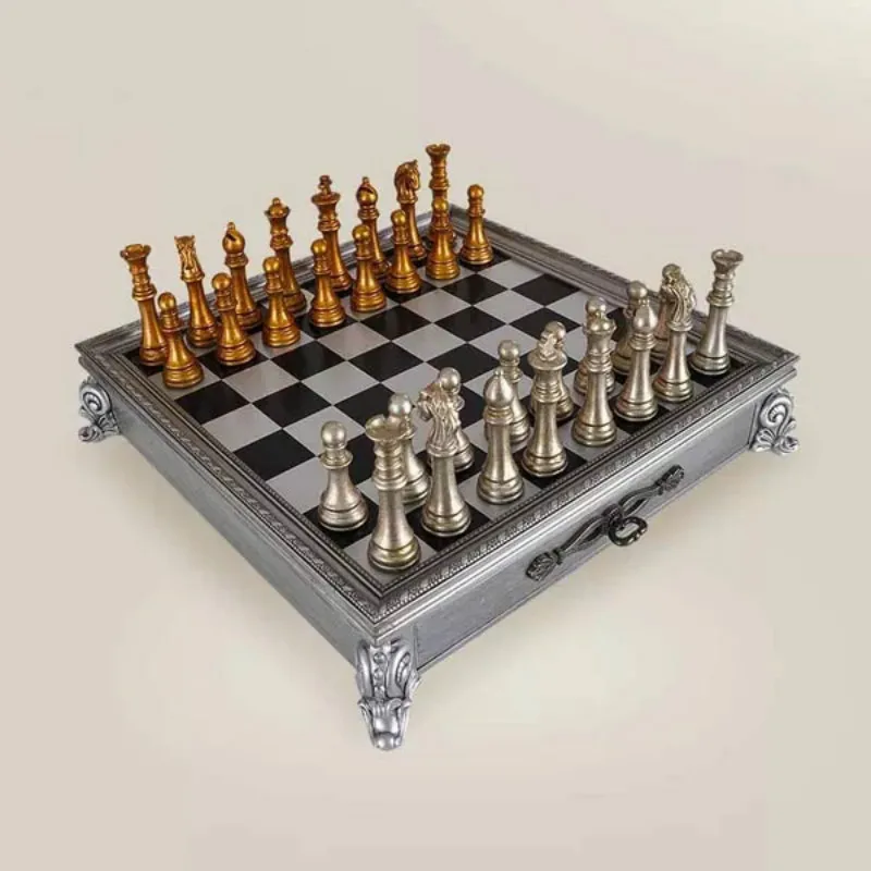 Творческие шахматы набор украшение босс офисный стол поверхность панель мебель
