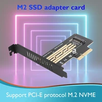 m 2 pcie ssd adapter ngff nvme 2280 2260 2242 2230 ssd to pcie 3 0 x4 high speed adapter computer components key ssd