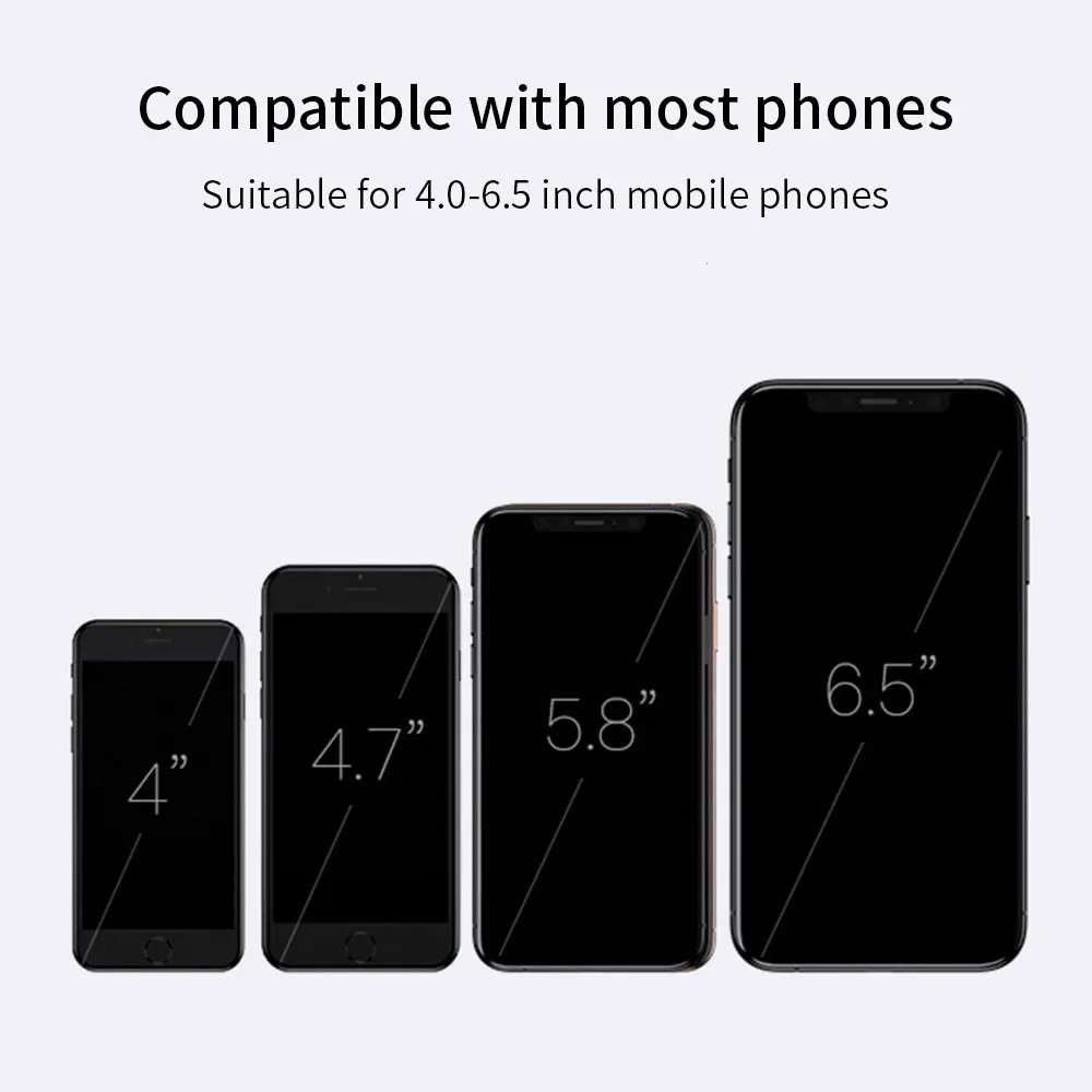 

Wireless Charger Car Automatic Clamping Smart Fast Charging Mobile Phone Holder Magnetic Mount Car for iPhone 11 Huawei Samsung