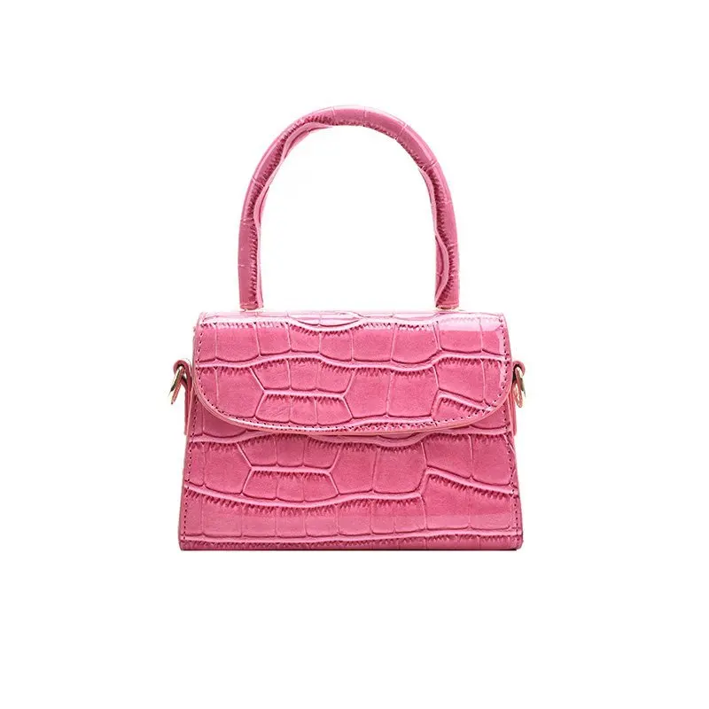 

Women's Leather Bag Crossbody 2021 Mini Stone Pattern Shoulder Handbags And Purses Lady Summer Luxury Brand Travel Tote