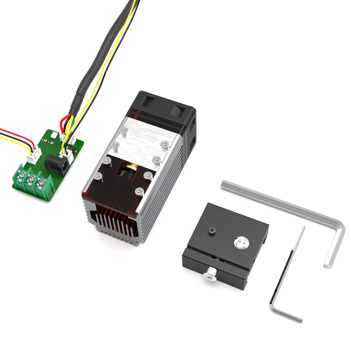

30W 8pcs Laser Engraving Module Kit Laser Module with 450nm Blue Laser Head PWM/TTL Modulation for Engraver Cutter 3D Printer