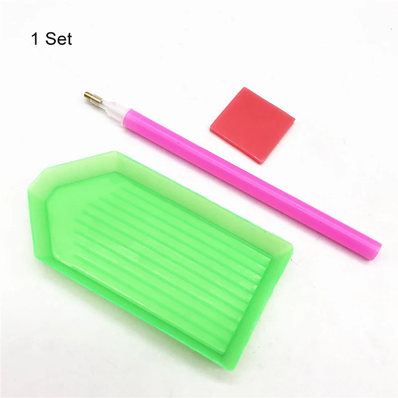 Dotting Set 1 упаковка, светящиеся Стразы для ногтей, разные размеры, кристаллы для ногтей, блестящее стекло, 3D Шарм, плоская задняя сторона, стразы, флуоресцентный ноготь, художественные украшения - Цвет: Dotting Set