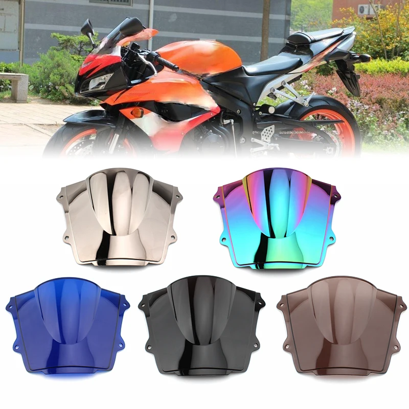 

Установка для Honda CBR600RR F5 2013 2014 2015 2016 2017 CBR 600RR 2018-2013, лобовое стекло для мотоцикла из АБС-пластика, двойная насадка
