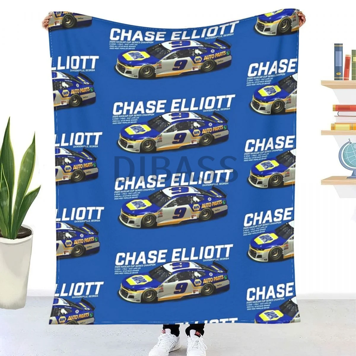 

Chase Elliott 2021 (white Text) Comforter 3D Printed Flannel Throw Blanket