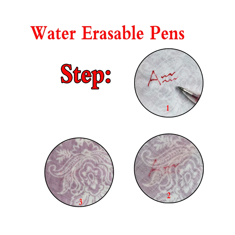 100pcs Water Erasable Pen Refills Fabric Markers for Soluble Cross Stitch Chalk Sewing Quilting Patchwork Needlework Tool | Дом и сад