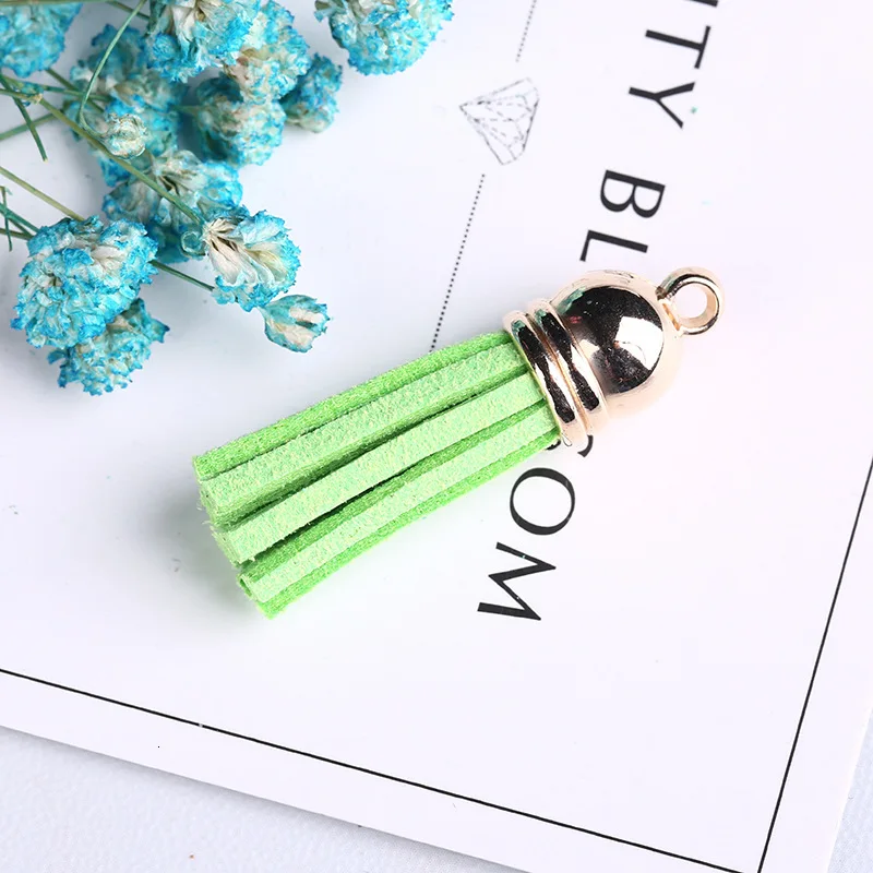 DIY 20 шт./лот мини Винтаж замшевые Ленточки с плоским дном для одежды мешок ювелирных изделий Шторы украшения дома аксессуары-кисточки - Цвет: 11