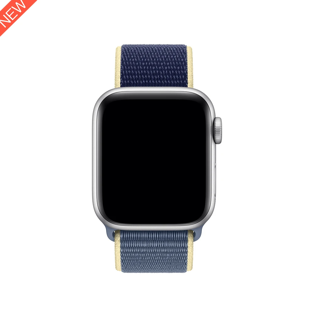 Alaskan Blue Нейлоновый спортивный ремешок для Apple Watch серии 5 4 3 44 мм 40 мм ремешок для часов браслет для iwatch 4 44 мм 42 мм 38 мм 3 2 Hyper - Цвет ремешка: Alaskan Blue