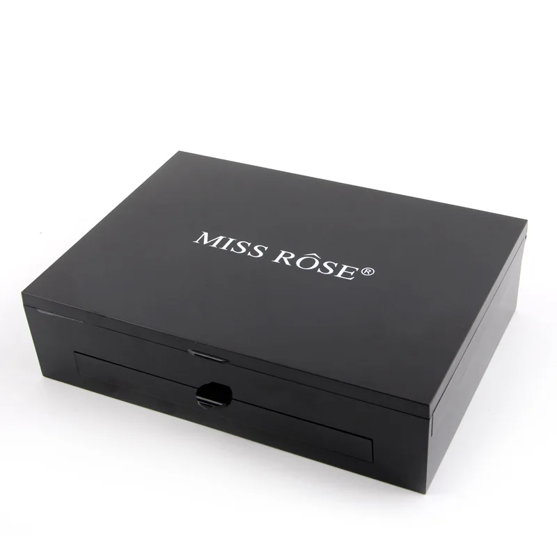 Профессиональные Тени для век Miss Rose 180 цветов румяна косметическая основа пудра