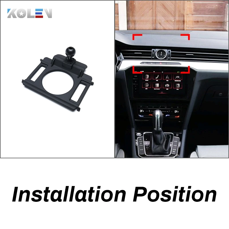 car mobile phone holder for volkswagen vw arteon passat b8 2017 2019 gravity stand gps special mount support navigation bracket free global shipping