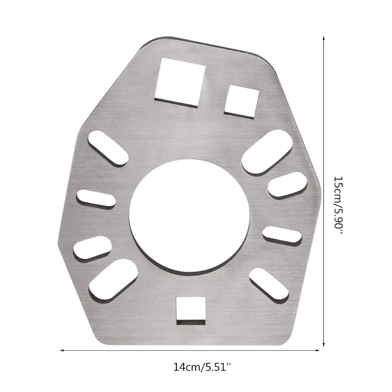 

Loosening Pinion Flange and Nuts that Fits Most Sockets Pinion Yoke Wrench Tool
