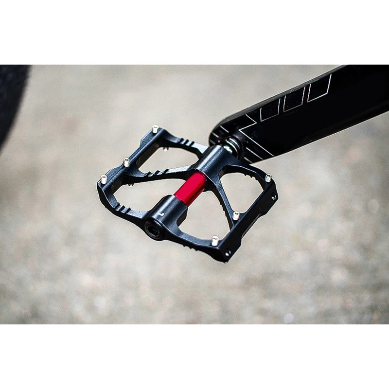 

Aluminum Alloy 3 Bearings Mountain Bike Pedals Platform Bicycle Flat Alloy Pedals Non-Slip Alloy Flat Pedals ZJ55