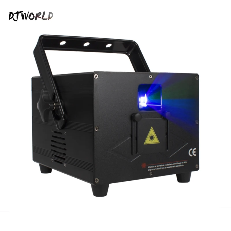 DJworld Новинка 3 Вт RGB Полноцветный анимационный лазерный сценический свет DMX512 30 Kpps