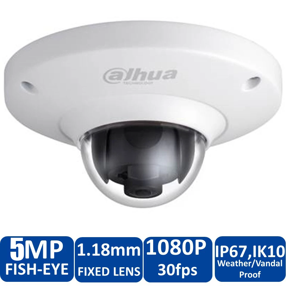 Сетевой видеорегистратор dahua IPC EB5531 DH 5MP панорамный сети ip 1 4 мм Fisheye Камера H.265 3DNR AWB