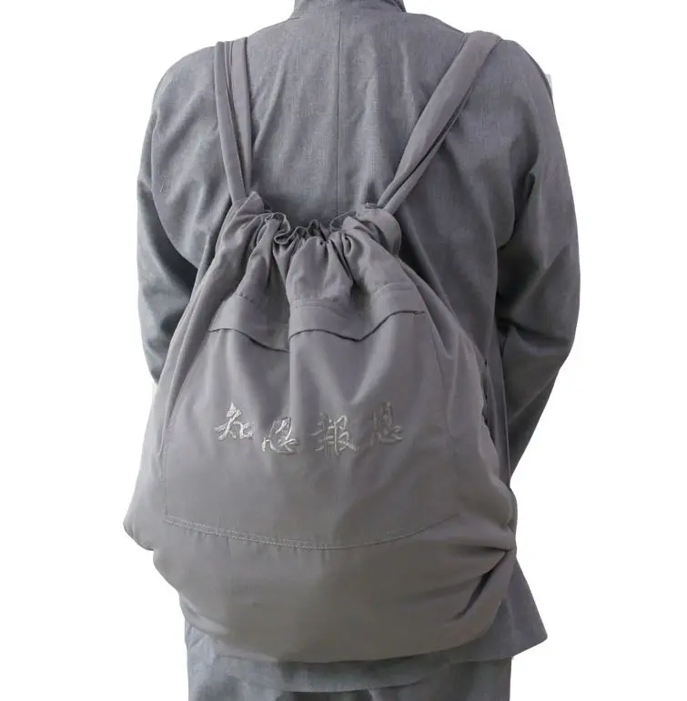 Холщовые буддийские сумки высшего качества рюкзак с монхами Шаолинь Будда