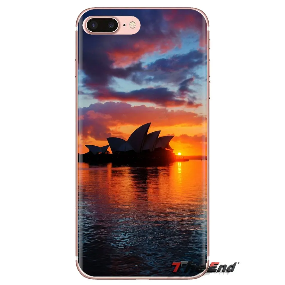 Для Xiaomi Redmi 4A S2 Note 3 3S 4 4X5 6plus 7 6A Pro Pocophone F1 прозрачный мягкий чехол Чехлы Сидней опера