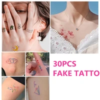 30pcsset transferable tattoos sexy fake tattoo for woman waterproof temporary tattoos personality party stickers and decals