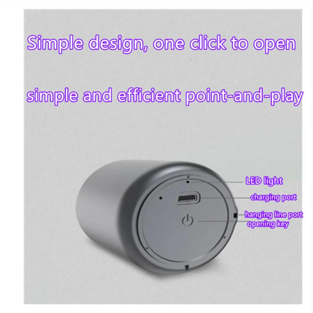 2021 Новый мини Колонка с беспроводным каналом блютус 360 градусов шокирующие