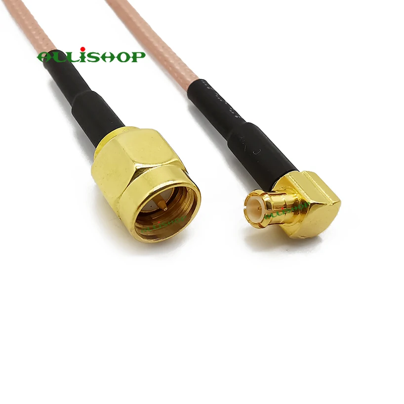 RF SMA Штекерный переключатель MCX прямоугольный RG316 ОТРЕЗОК кабеля штекер к штекеру
