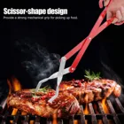 Удобный Инструменты для барбекю Нержавеющаясталь ножницы Тип на гриле Еда клип барбекю аксессуары Портативный щипцы гаджет для использования на открытом воздухе