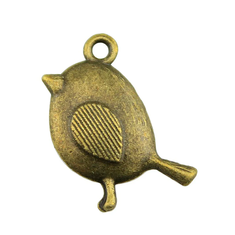 WYSIWYG 10 штук Amulets Bird 20x13mm тибетская бронза серебряный цвет Подвески для ювелирного изделия, ручной работы, изготовления браслетов, ожерелий.