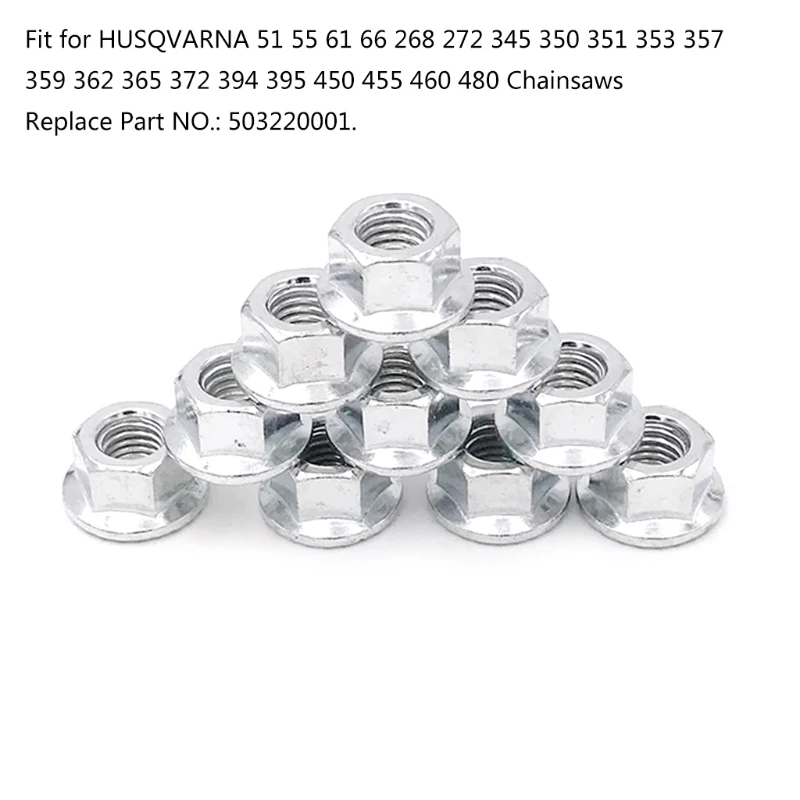 H58B Chainsaws Flange Bar Nut (M8) fit HUSQVARNE 51 - 460 Replacement | Инструменты