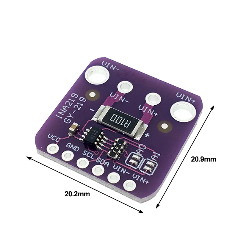 INA219 I2C interface High Side DC Current Sensor Breakout power monitoring sensor module | Электронные компоненты и