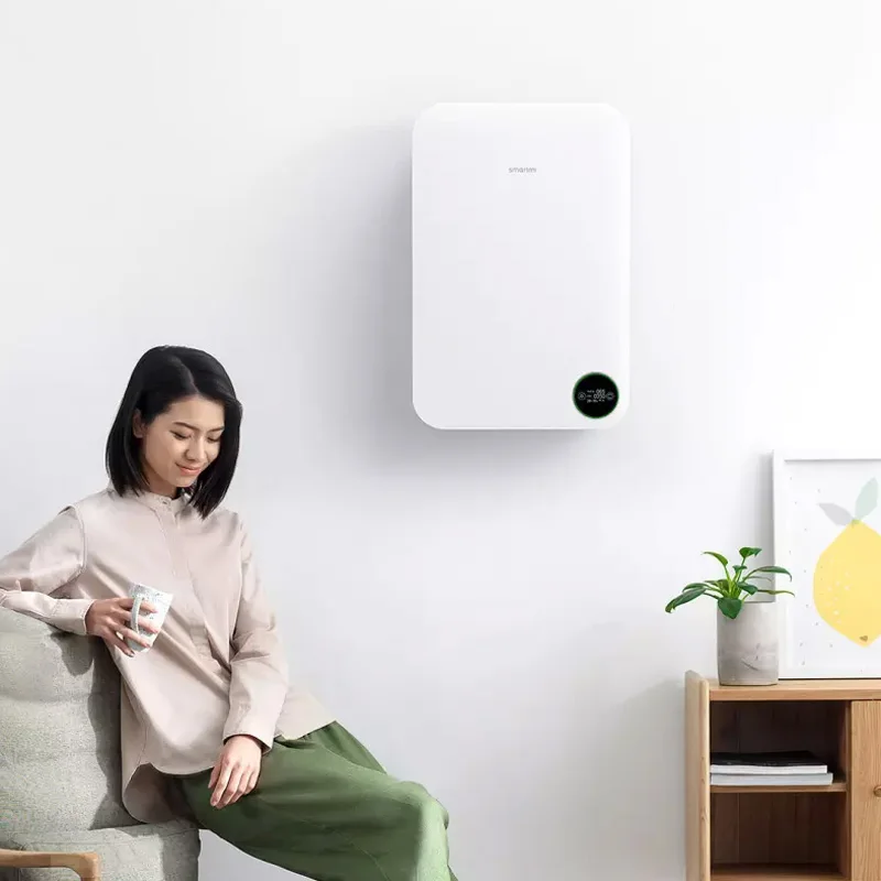 Xiaomi Mijia Smartmi Air Purifier Wall Mounted Household Silent Fresh Air Purifier Intelligent Control Oxygen Supply Cleaner Air