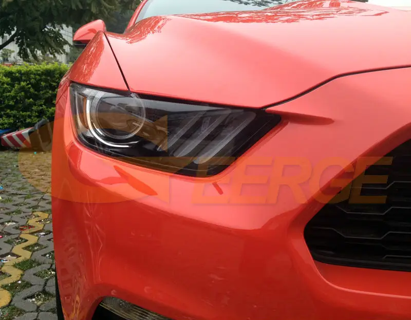 Для Ford Mustang 2015 2016 2017 отличный ультра яркий CCFL ангельские глазки Halo кольца комплект