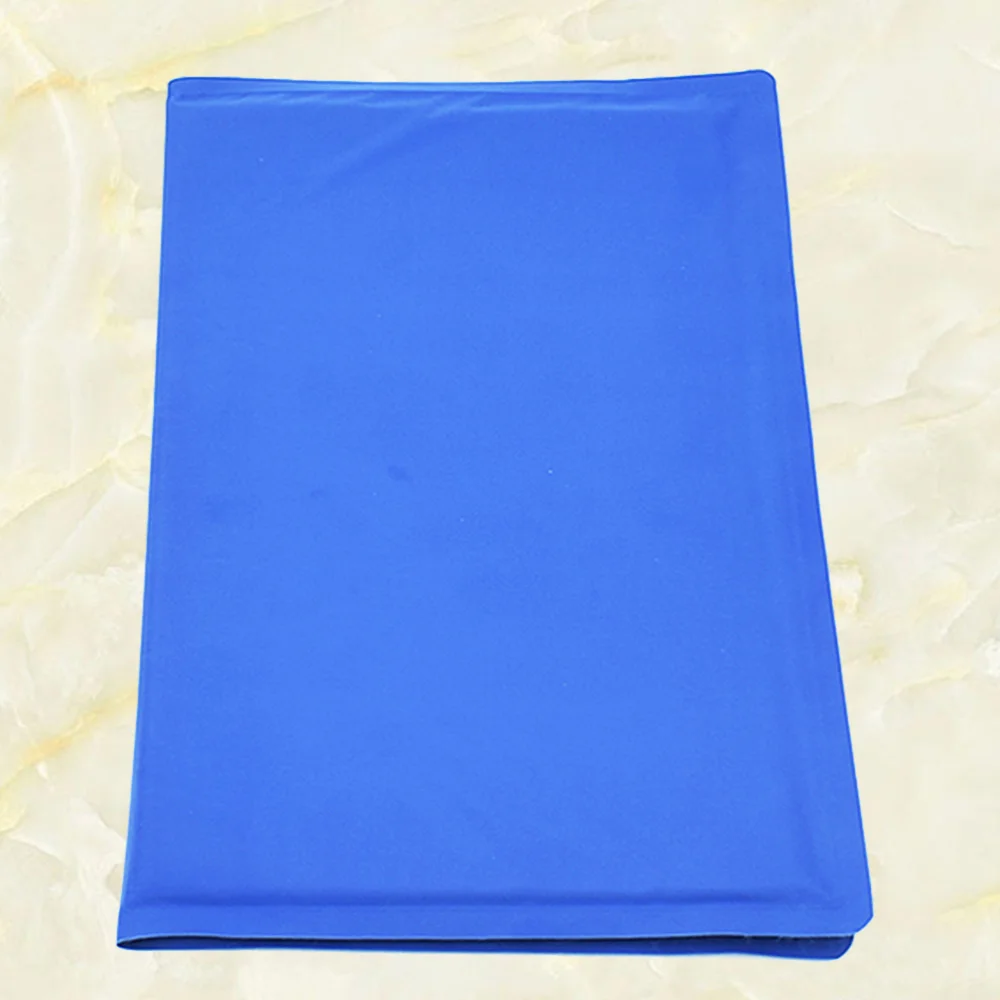 1Pc Summer Pet Cooling Pad Gel Cool Mat Waterproof Sleeping Heat Dissipation Dark Blue Size S | Дом и сад - Фото №1