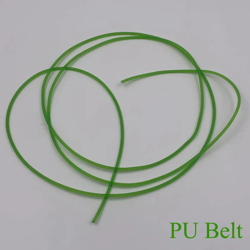 

7mm 8mm 9mm 10mm 12mm 15mm 18mm OD Diameter Green PU Polyurethane Flexible Strip Rough Conveyer Meltable Round Belt