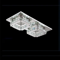 24w led chandelier lights modern crystal lustres luminaria lamparas de techo fixture for home lighting led ceiling lampe