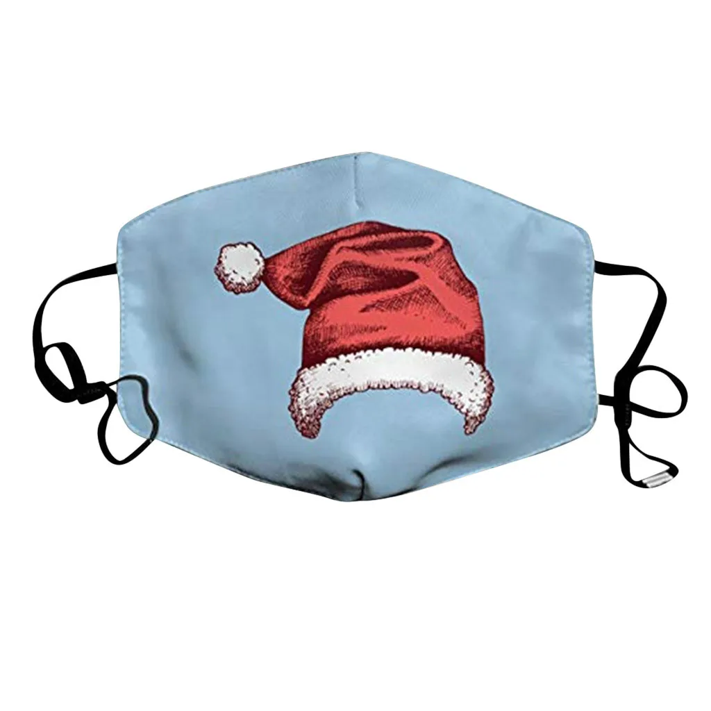 

Activated Carbon Outdoor Mouth Christmas Print Face Mask Protection Mask Comfortable Breathable Windproof Outdoor Cycling Mask