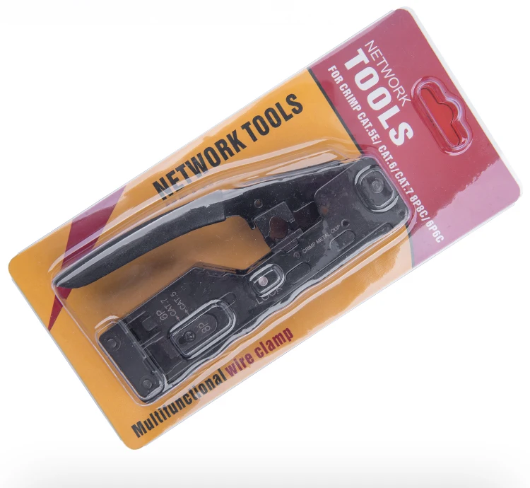 Инструмент для обжима сети и связи модульные Заглушки RJ45/RJ11/RJ12 Cat7/Cat.6A 8P 6P