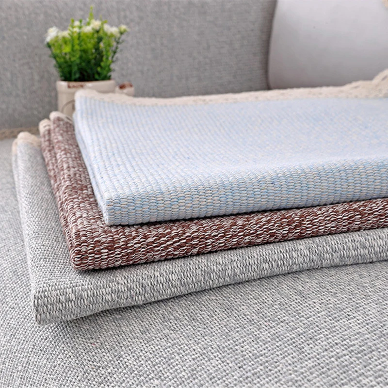 Одноцветный Хлопковый чехол для дивана гостиной с принтом в клетку