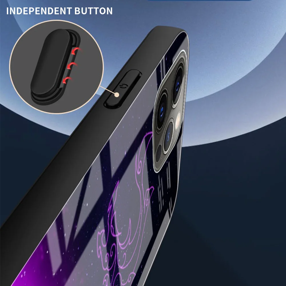 Glass Case For Apple iPhone 11 12 Pro 7 XR X XS Max 8 6 6s Plus SE 2020 Tempered Phone Tampa Shell Genshin Impact