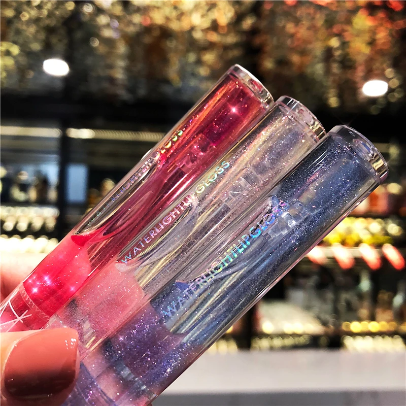 

Liquid Mirror Half Transparent Lip Gloss Glaze Wet Crystal Jelly Liquid Lipstick Moisturize Shimmer Lip Oil Tint Care Makeup New