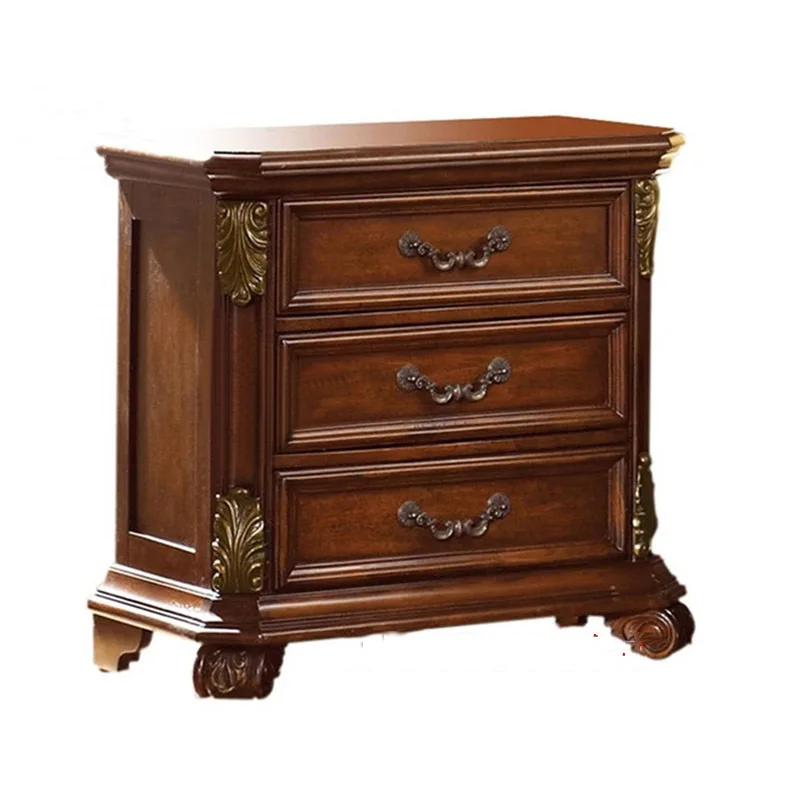 Современная Европейская кровать из цельной древесины на 2 персоны модная резная