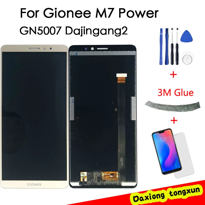 Оригинальный Для GiONEE M7 power GN5007/Dajingang 2 ЖК дисплей + кодирующий преобразователь