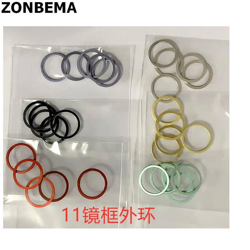 ZONBEMA 10 шт для задней панели объектива камеры украшенные металлическим кольцом